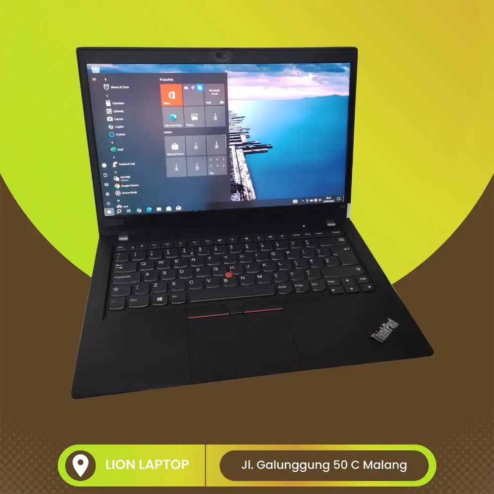 RYZEN 7-5850U (8 CORE) RAM 16GB SSD 256GB Desain/Gaming Lenovo Thinkpa