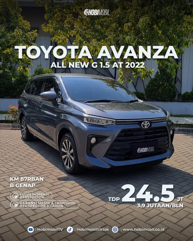 All New Avanza G 1.5 AT Thn 2022