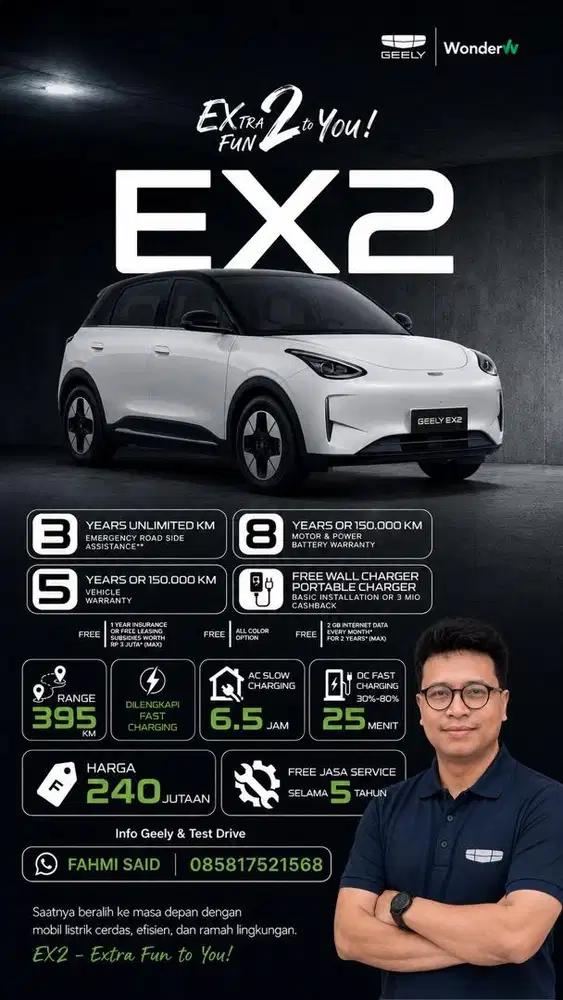 Geely EX2 Pro dan Max