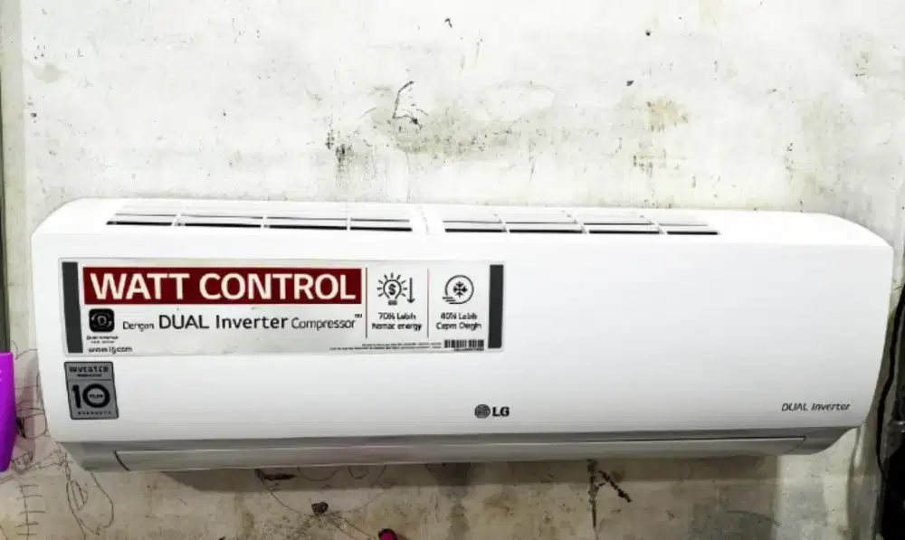 AC LG inverter 1 Pk , mulus , normal dan dingin