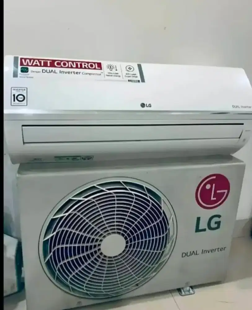 AC LG inverter 1 Pk , mulus , normal dan dingin