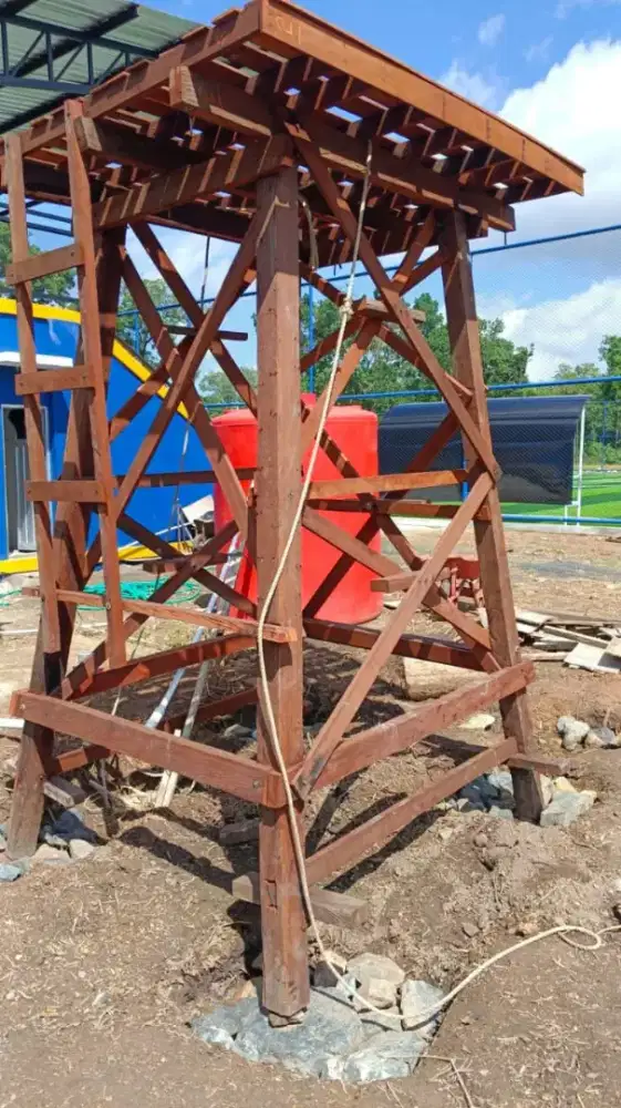 Tower tandon tiang 10/10  tinggi 3/4 mtr