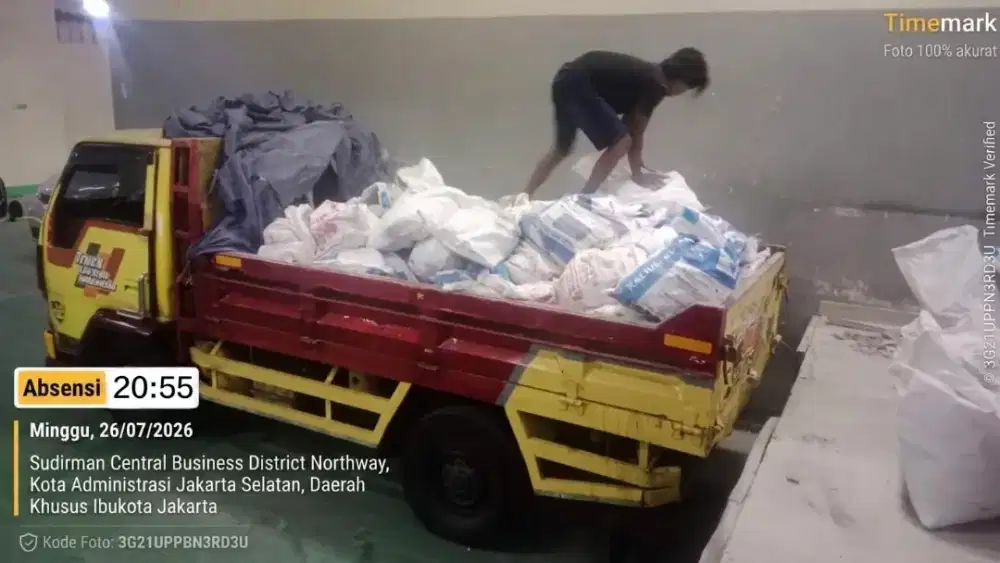 Jasa buang puing sampah