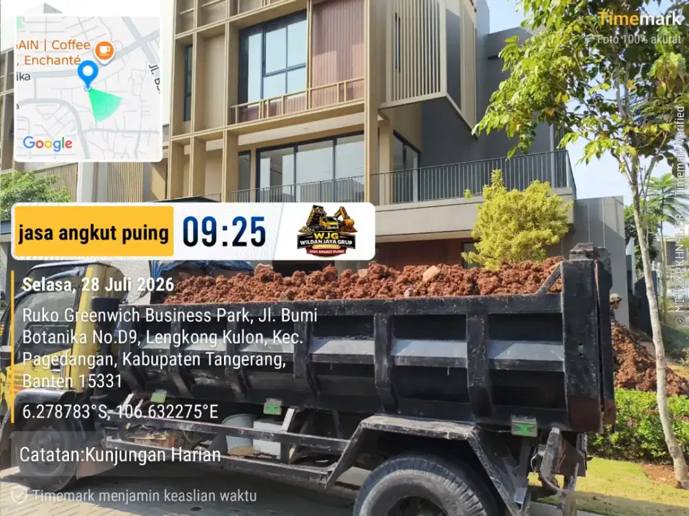 Buang puing dan angkutan sampah
