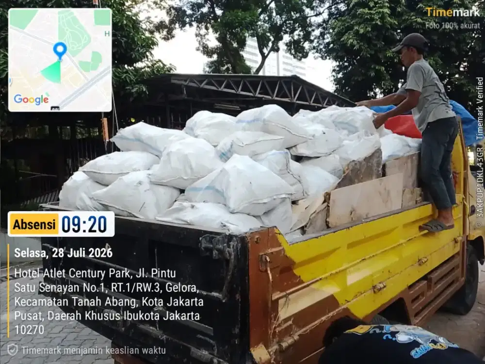 Jasa buang puing sampah