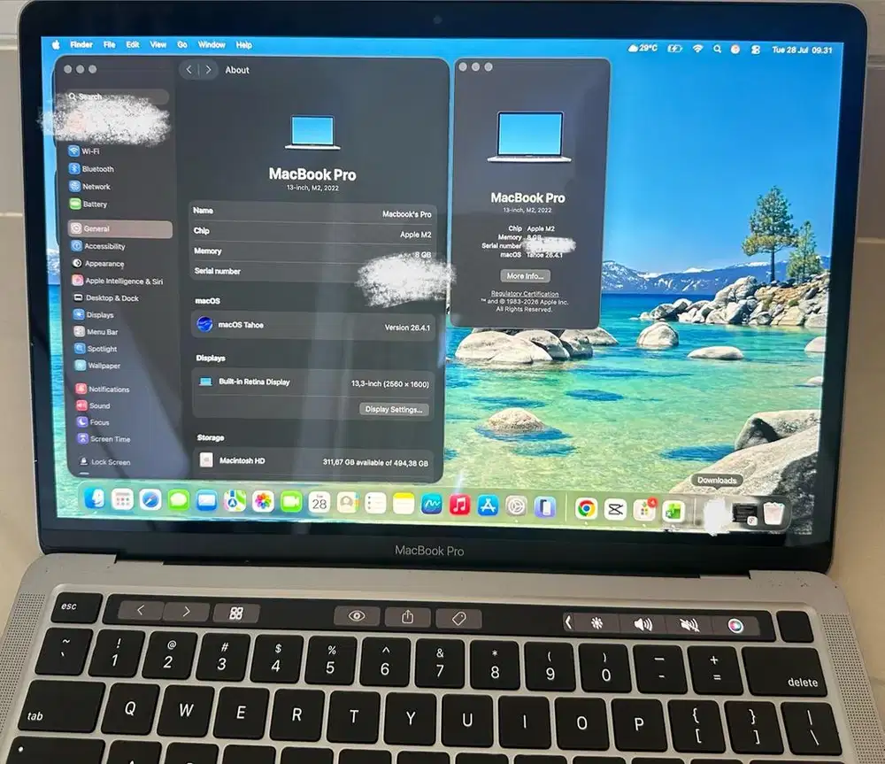Dijual Macbook Pro 13' M2 2022