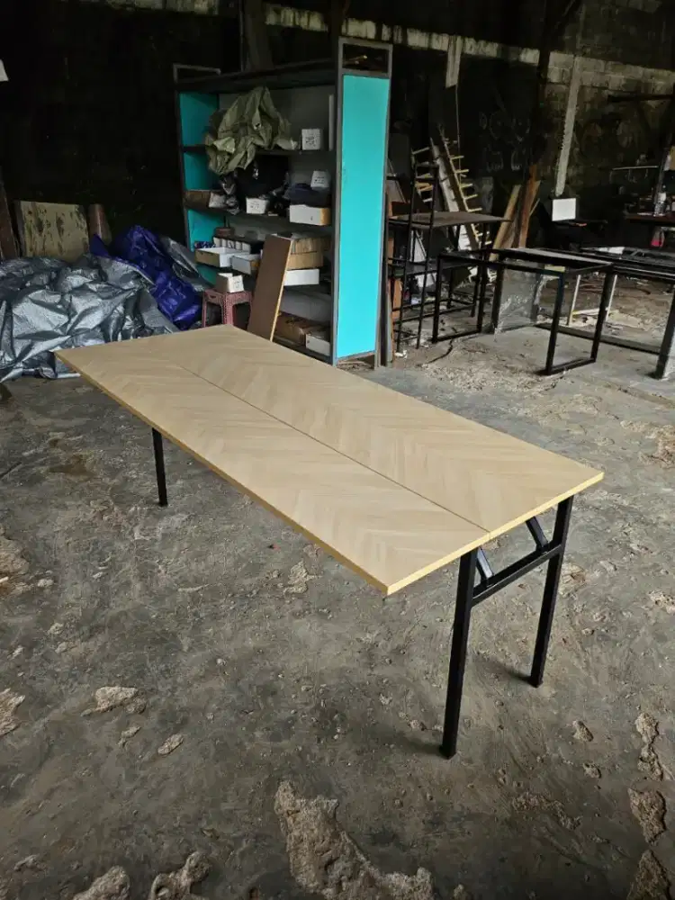 Meja 2 in1polaris/meja belajar/meja kantor/meja resepsionis/meja kerja