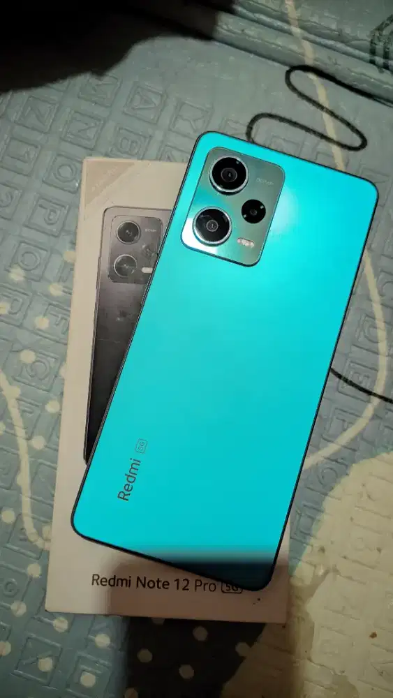 Redmi Note 12pro 5G 8/256gb Lengkap mulus no minus