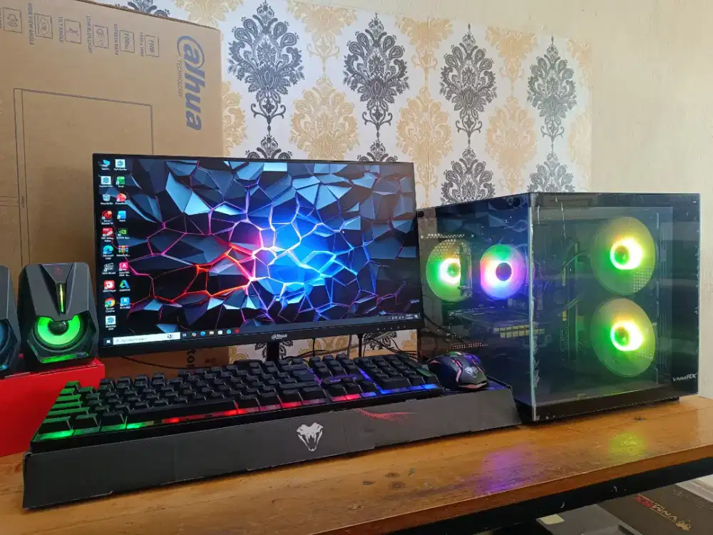 FULLSET CORE i5 GEN-9 (16GB/128+1TB) GTX 1050 Ti 4GB