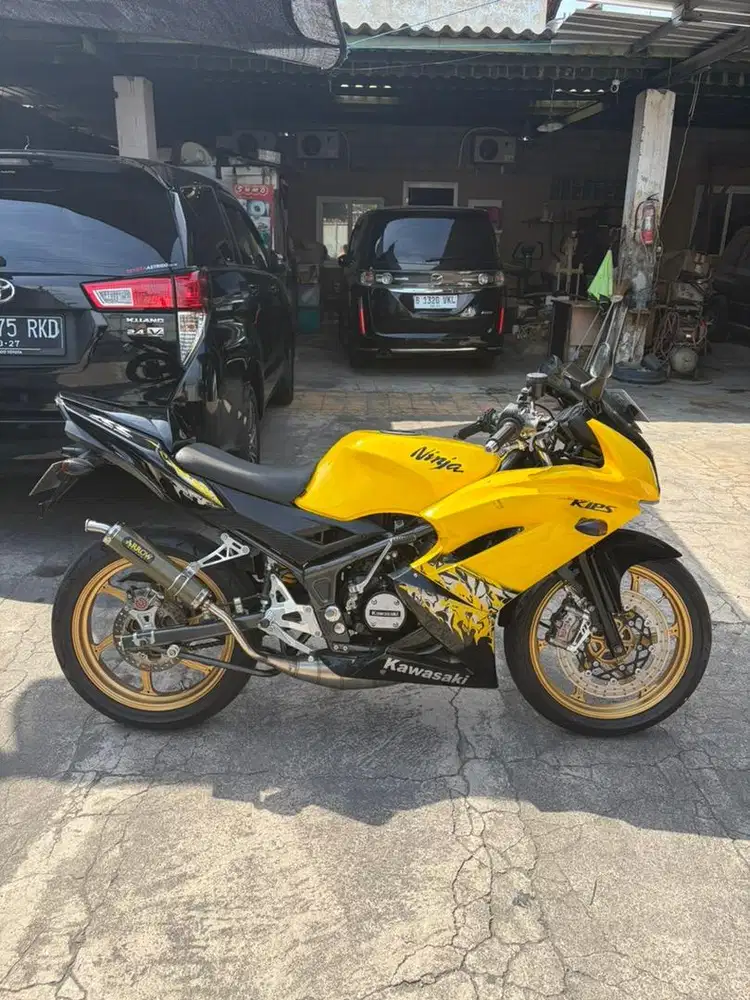 Ninja rr asli kuning 2013