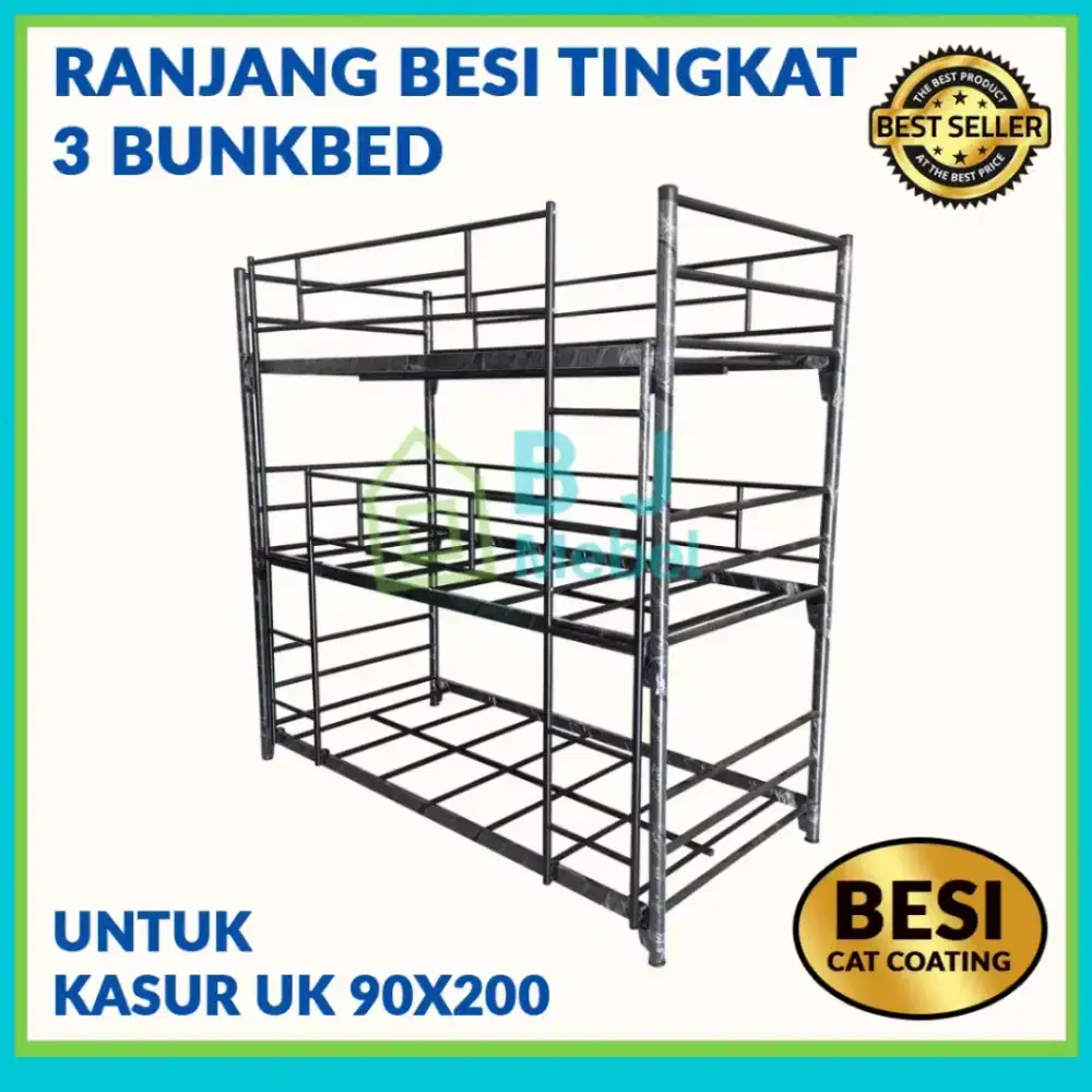 Bunk Bed Ranjang 3 Susun