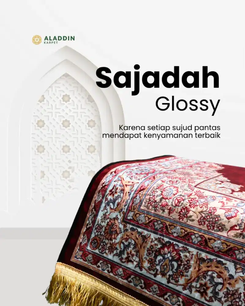 Sajadah Glossy sajadah personal