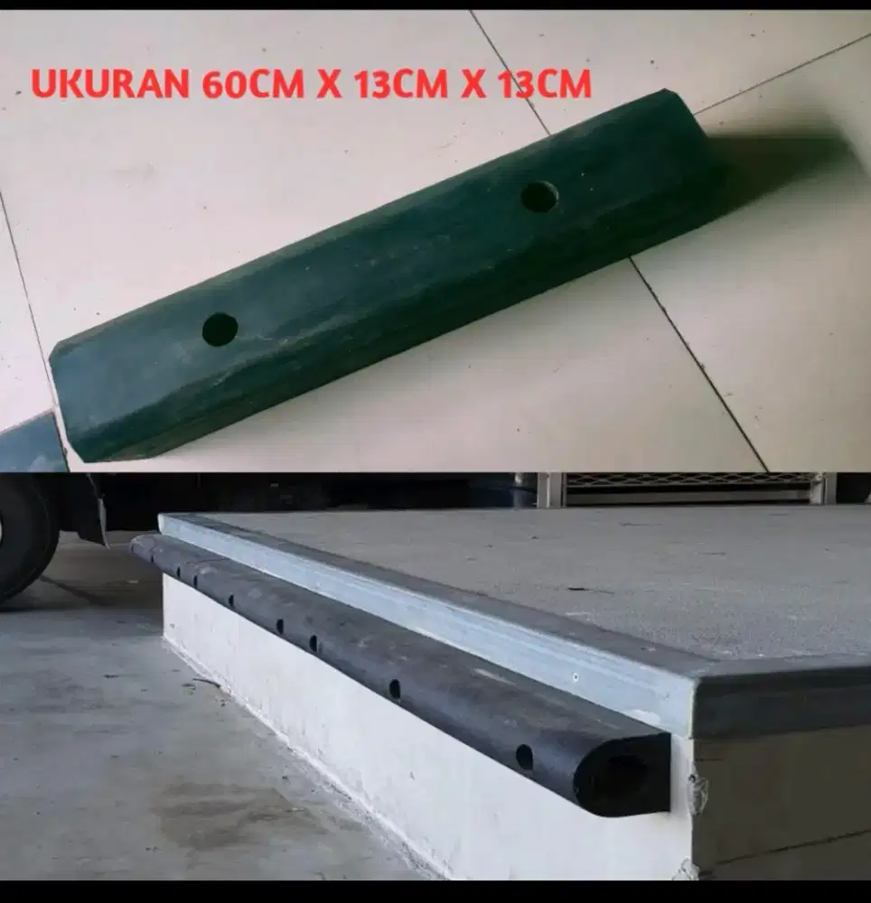 Karet loading dock bumper