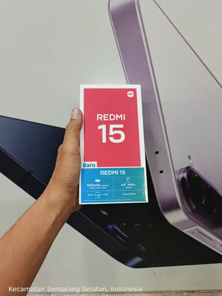 [ Fast respon WA ] Xiaomi Redmi 15 NFC 8+8/128 Garansi resmi 15bln