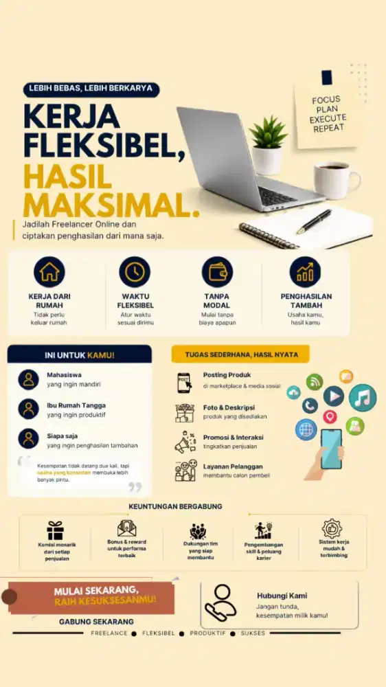 Lowongan pekerjaan freelance
