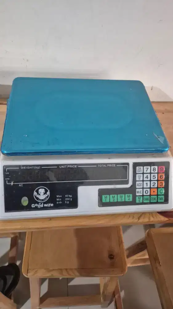 Timbangan Buah 40Kg Digital Computing Scale 40Kg Double Display