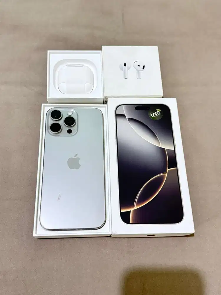 Iphone 16 promax 256 ibox Bh 96% Natural Titanium