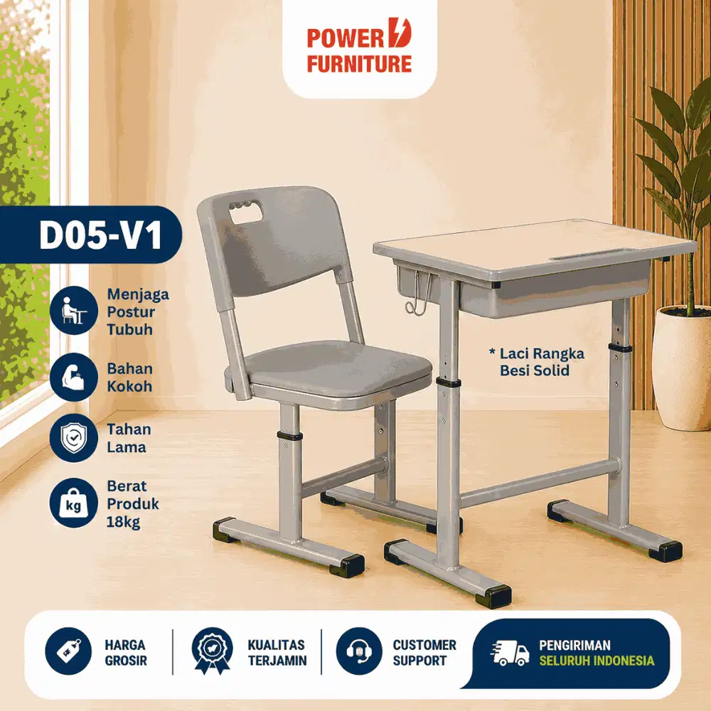 D05 - Bangku Sekolah | Meja Siswa | Kursi Sekolah Modern