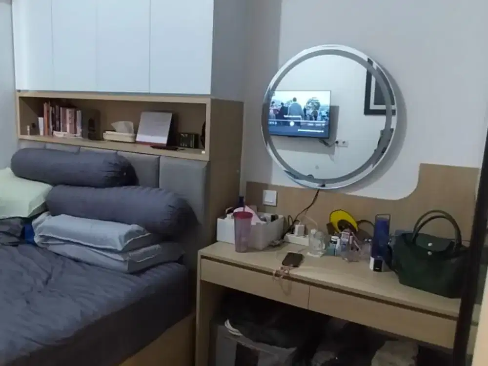 DIJUAL APARTEMEN SKY HOUSE BSD 2BR FULL FURNISHED – TOWER JERVOIS – LANTAI 29 – DEKAT AEON & ICE BSD – Rp1,150 M NEGO