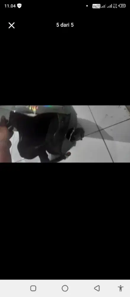 Helm ULTRON DOFF HITAM ALV Ukuran L + Intercom ejeas