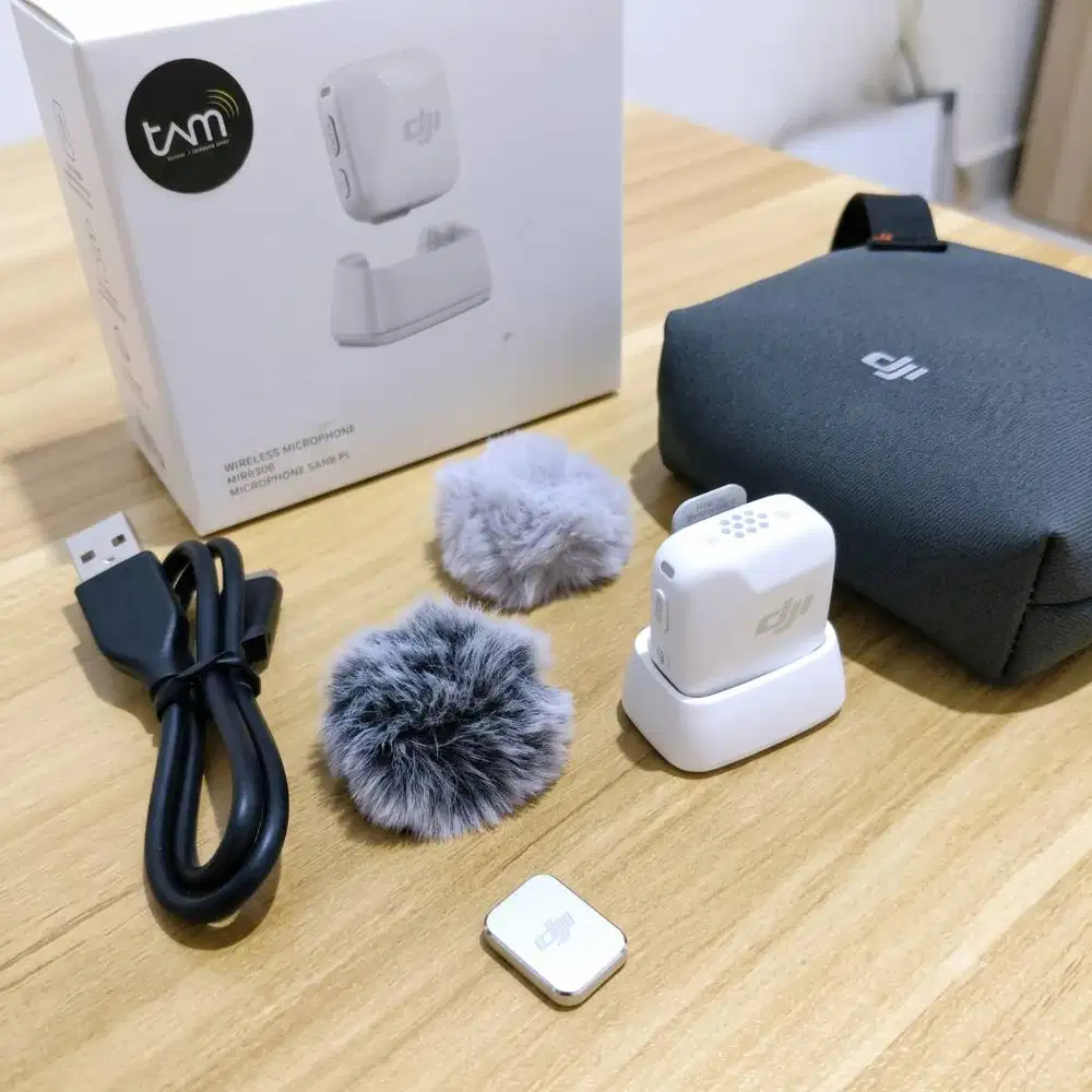 Dji Mic Mini Transmitter (1TX) Arctic White. Kondisi 99%.