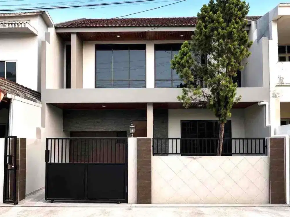 Dijual Perumahan Nginden Intan baru Renovasi Lokasi Strategis di tengah kota Surabaya.