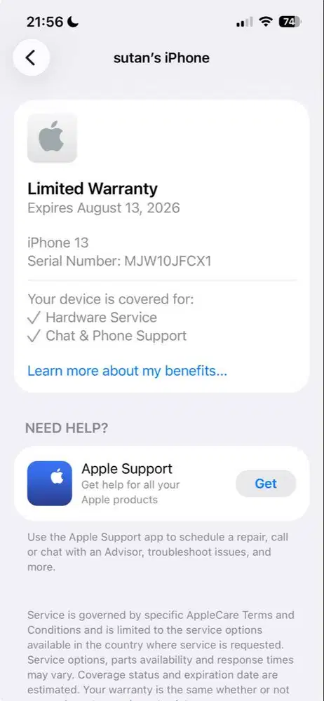 iPhone 13 seperti baru