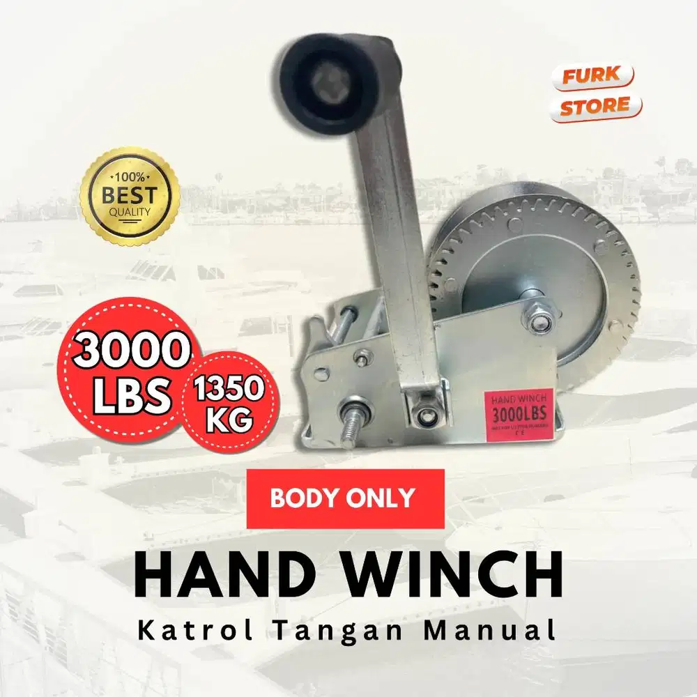Hand Winch 3000LBS HW3000 [HIGH STRENGTH] – Winch Manual | Katrol Seli