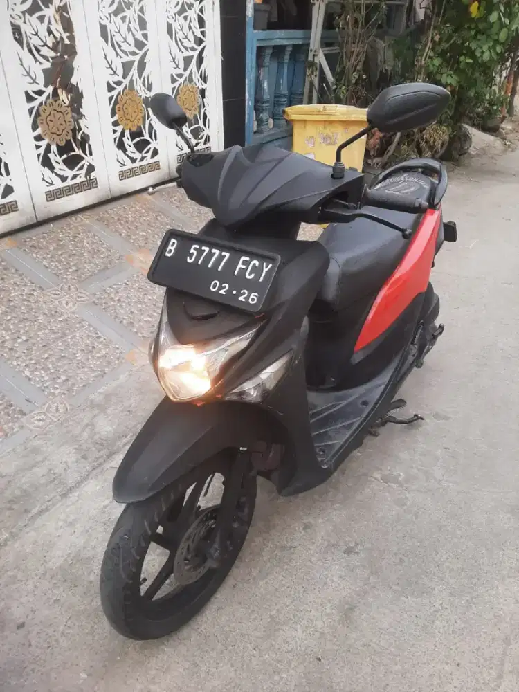 Honda Beat Pop 2015 ss lengkap mesin bagus plat Bekasi kabupaten