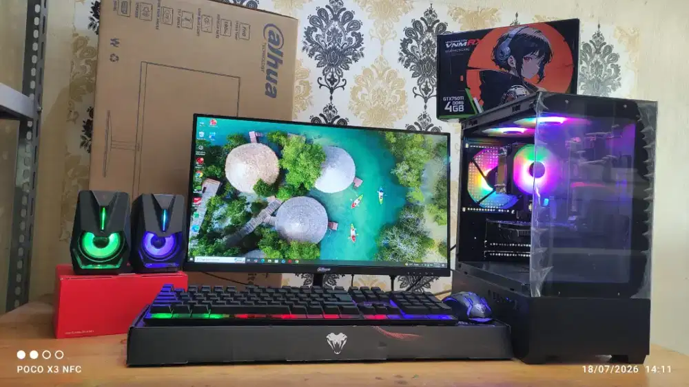 PC BARU CORE I7 GEN-3 (8GB/256GB) GTX750TI 4GB, GARANSI 1 TAHUN
