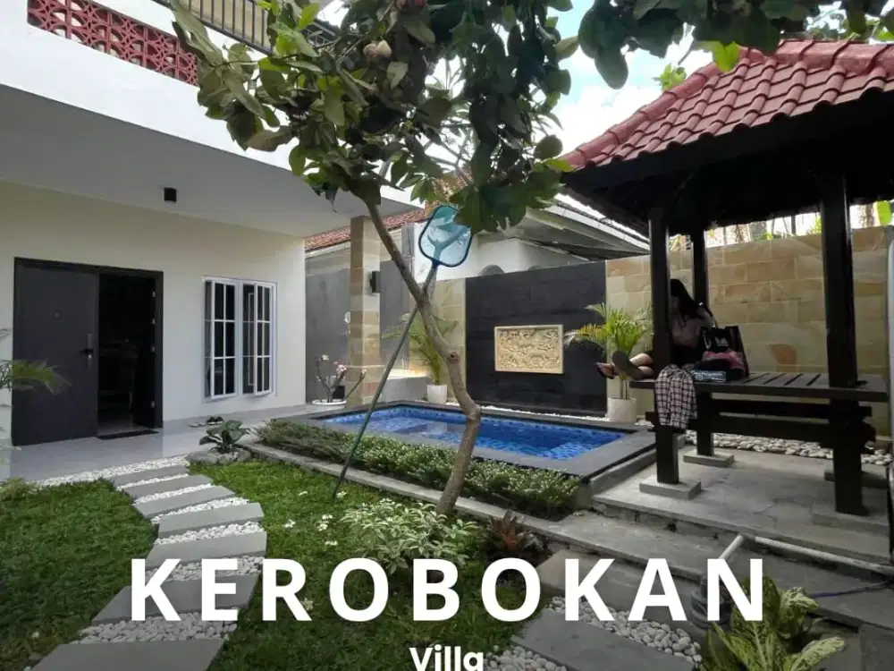 Villa Kerobokan Pemandangan Sawah Dekat Seminyak Area Bali