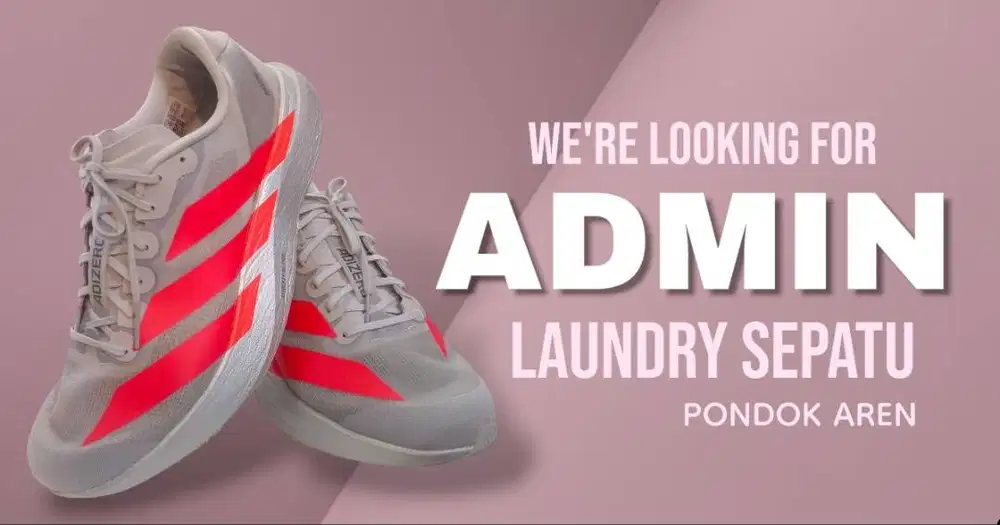 ADMIN LAUNDRY SEPATU PONDOK AREN