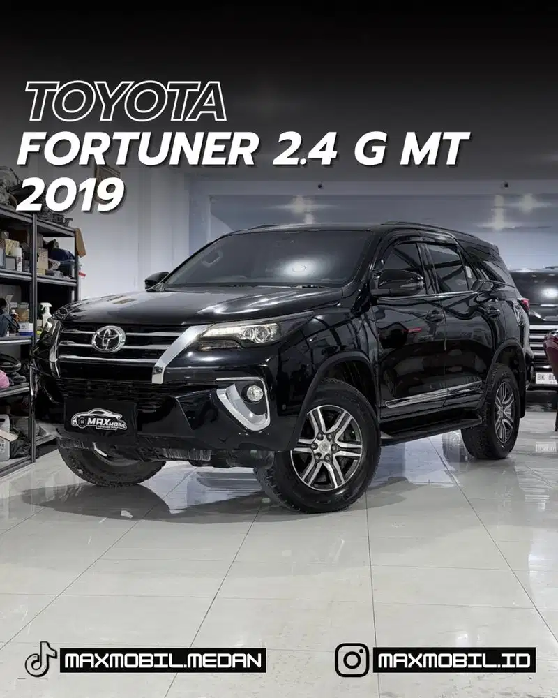 [DP 88JT‼️] TOYOTA FORTUNER 2.4 G MT 2019 pemakaian 2020