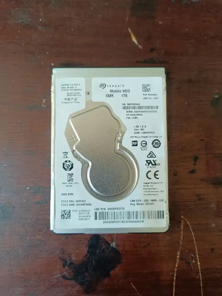 Hardisk 1000gb / 1Tb, kondisi sentinel 100%