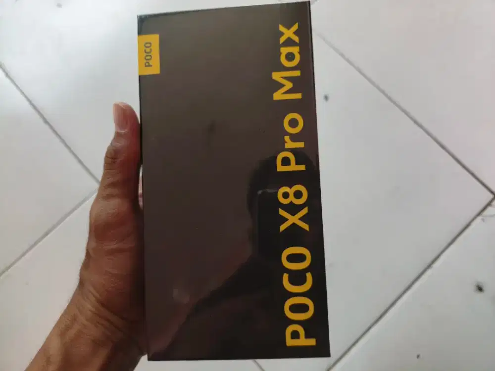poco x8 pro max 5g 12/512 baru segel