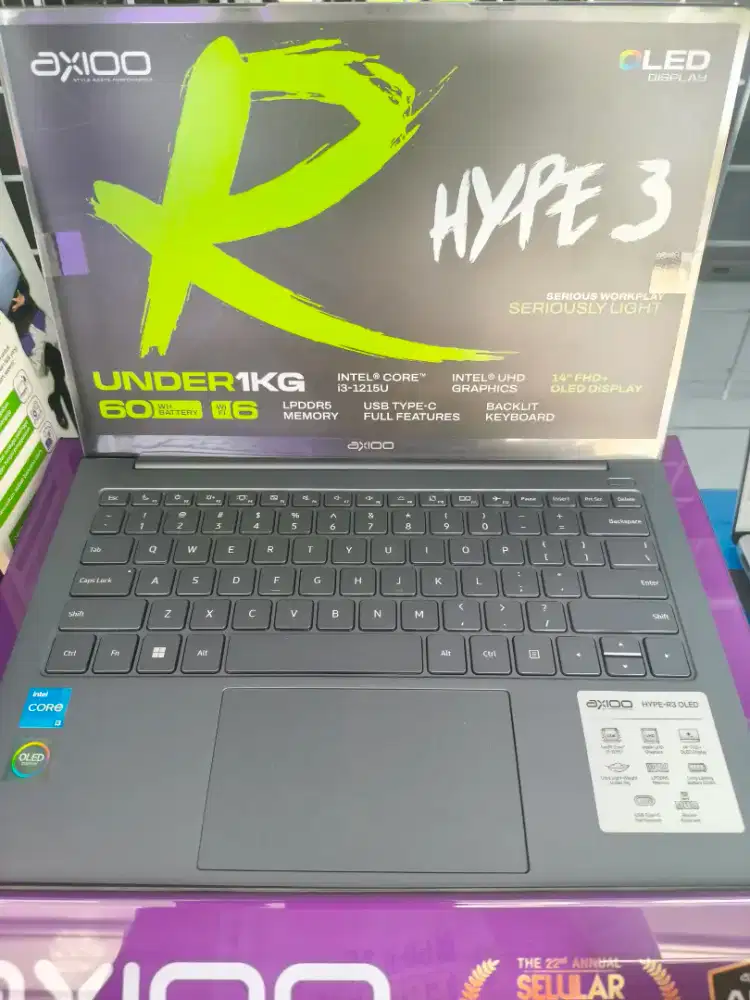 Promo Laptop Axioo Hype R3 Core i3 1215U 12GB 246GB - Bisa Cicilan