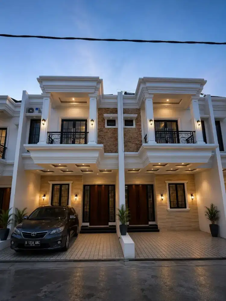 Rumah Mewah American Classic 2 Lantai + Rooftop Cimanggis Depok