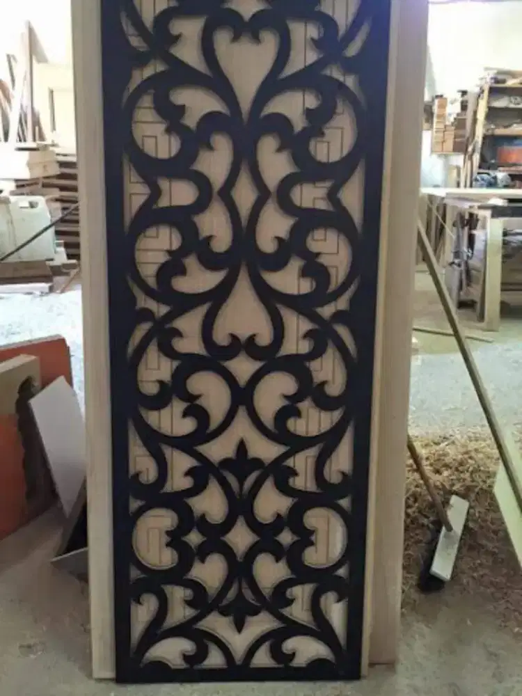 Panel Krawangan GRC Cetak 3cm Ornamen Mushola Minimalis Per Meter