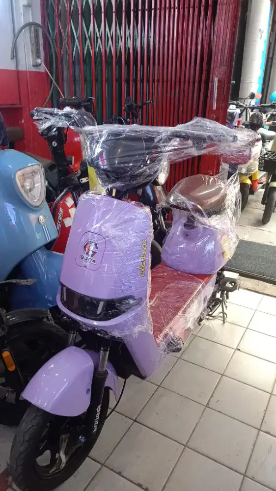 Jual sepeda listrik second GODA UNGU