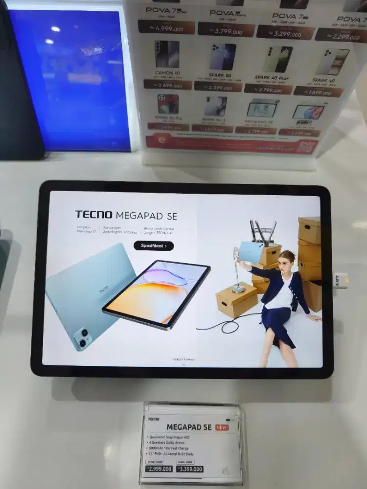 TECNO MEGAPAD SE KREDIT TANPA DP