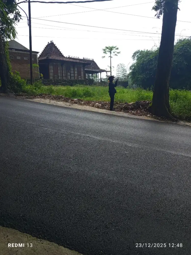 Tanah SHM nempel jalan raya free biaya 236m² hanya 2,5jt/m²