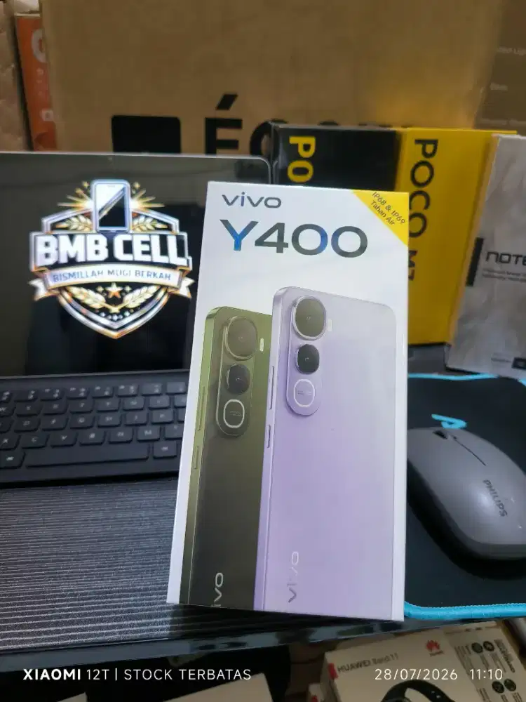 VIVO Y40P 4G. RAM 8GB+128GB. BNIB/BARU/SEGEL. GARANSI RESMI