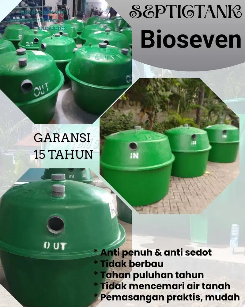 Bio Septic Tank Ramah lingkungan, Hemat & Praktis