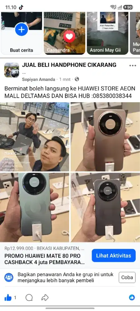 Promo huawei mate 80 16/512cashback 4 juta