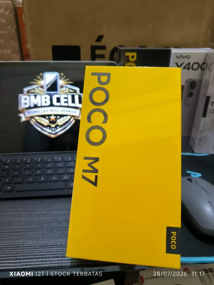 POC M7 4G. RAM 8GB+256GB. BNIB/BARU/SEGEL. GARANSI RESMI. COD SERKOT