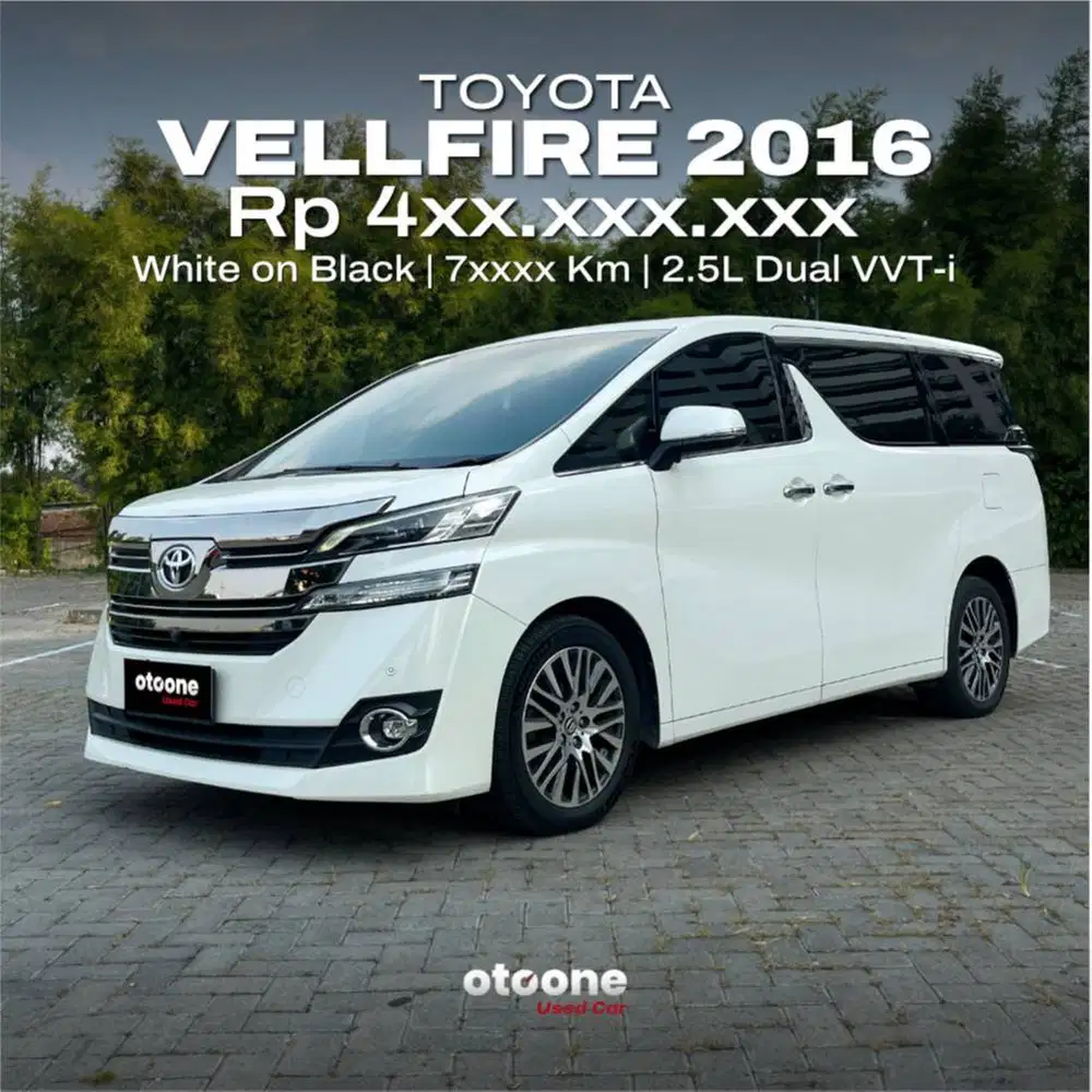 Toyota Vellfire 2.5 G 2016