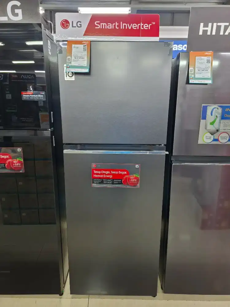 LG Refrigerator 2Pintu Smart Inverter Cicilan Tanpa Kartu Kredit