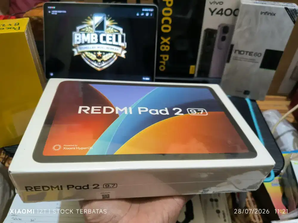 Xiaomi Redmi Pad 2 (9,7). RAM 4GB+64GB. BNIB/BARU/SEGEL. GARANSI RESMI