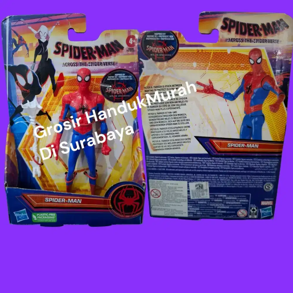Spiderman Acrross the spiderverse Spiderman Peter B Parker 6 Inch