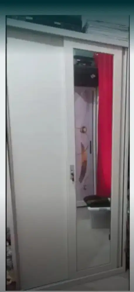 Jual.lemari.pakaian 2 pintu slide